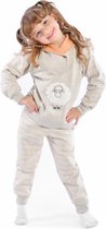 Junior - Sheep Meisjes Pyjama - Grijs - 120/ 5-6 jr