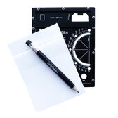 WorcNote QuickDraw - Notepad - Aluminium multitool notitieboek A7 pocket size