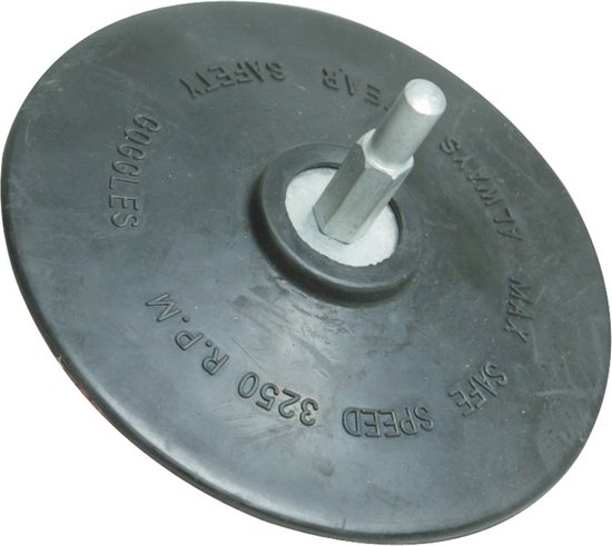 Silverline Klittenband Steunschijf - Ø 125 mm - 6 mm Ashals