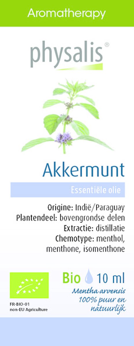 Goedkoopste Akkermunt Physalis Etherische Olie Bio Etherische Olie 10ml - Diffuser, huid en inwendig