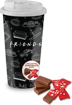 Friends coffee To-Go beker  (1 stuk) - Drinkbeker - Friends - Chocolade