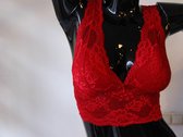 MARC & ANDRE kanten bustier 'Flirt' rood - 36