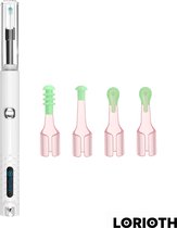 LORIOTH® Professionele Otoscoop - Voor Thuis - Smart Oorreiniger - Multifunctionele Oorsmeer Verwijderaar - Led Verlichting - Voor Android - Voor iOS - Wit