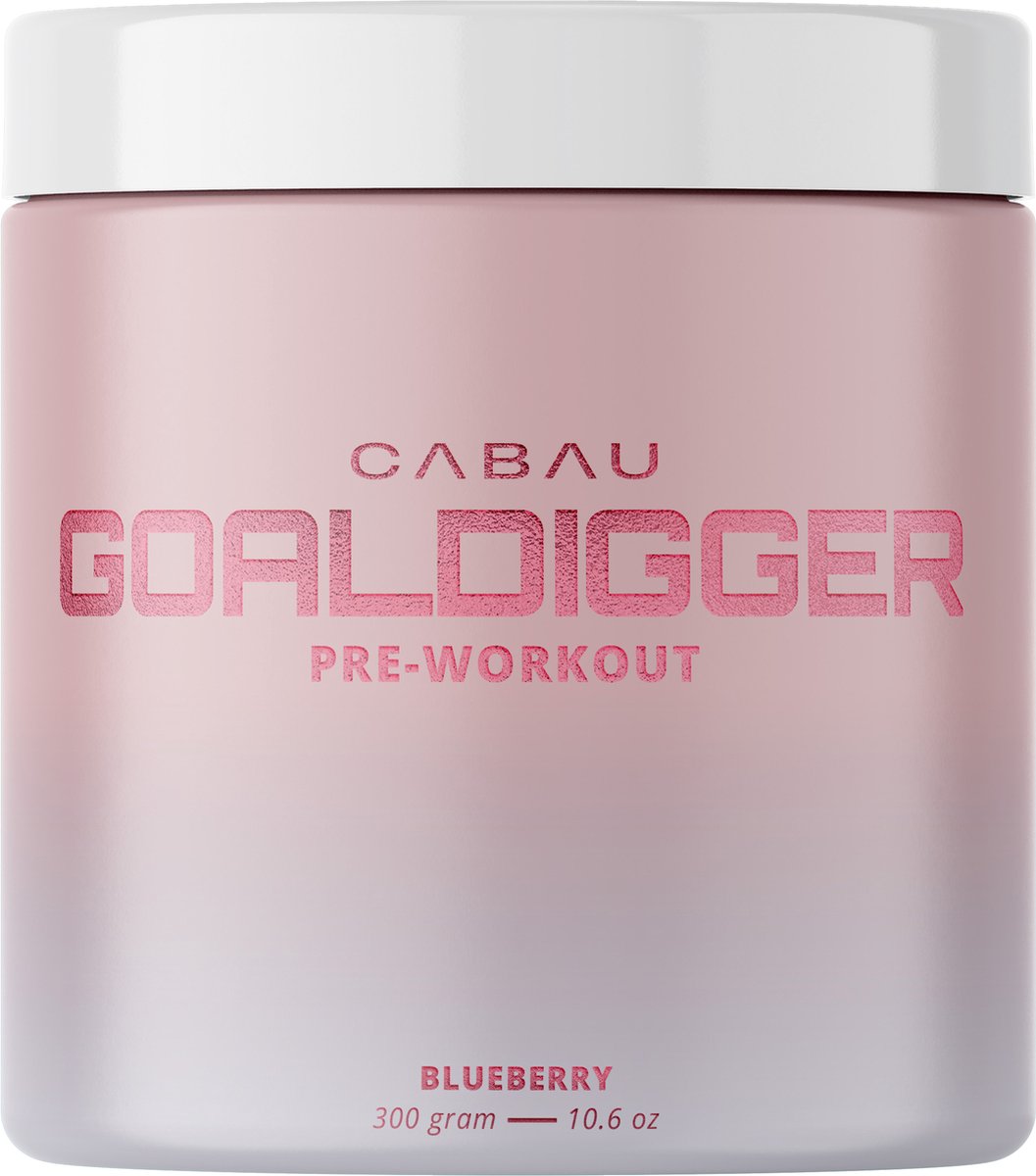 Cabau Lifestyle - Pre-workout - Blauwe bessen - 300 gram - 30 boosts - Voor meer uithoudingsvermogen en energie - Pre workout voor vrouwen