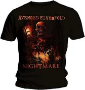 Avenged Sevenfold Heren Tshirt -XL- Inner Rage Zwart