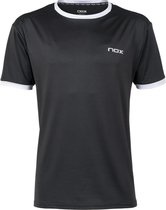 Padel T-shirt - NOX - Zwart - Team - Maat XL