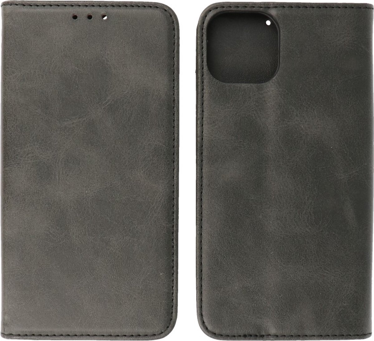 iPhone 13 Hoesje - Folio Book Case - Booktype Telefoonhoesje - Zwart
