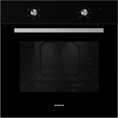 Inbouw oven, 70L, conventioneel, zwart, 60 cm, klepdeur
