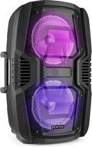 Party speaker Bluetooth - Fenton FT208 LED - 500 Watt - partybox speaker op accu - incl microfoon - karaoke set