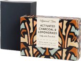 Helemaashea-Activated Charcoal & Lemongrass-gezichtszeep-zeep met actieve kool-onzuivere huid-jeugdpuistjes-acne