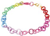Armband - Schakels - Regenboog - Charm it!