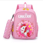 Unicorn - Peuterrugzak - Kinderrugzak - Schooltas - Meisjes - Unicorn rugzak - Roze
