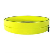 Ubetter Running belt - Hardloopriem - Hardloopaccessoires - Hardlopen -Geel - L- taille 81 cm - 89 cm