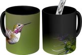 Magische Mok - Foto op Warmte Mok - Kolibrie - Plant - Vogel - 350 ML