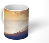 Mok - Zonsopgang bij de berg Fuji in Japan - 350 ML - Beker