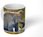 Mok - Koffiemok - Badderende olifant - Mokken - 350 ML - Beker - Koffiemokken - Theemok