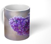 Mok - Een hartvormige vlinderstruik - 350 ML - Beker