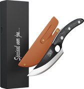 Couteau de chef professionnel T&M Knives 27CM - Couteau de cuisine / couperet Forged universel - Rasoir en acier inoxydable - Manche ergonomique japonais