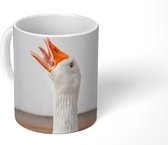 Mok - Gakkende gans op een boerderij - 350 ML - Beker