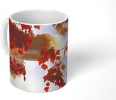 Mok - Boom - Rood - Herfst - 350 ML - Beker