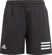adidas 3-Stripes Club Short Sportbroek - Maat 128  - Unisex - zwart - wit