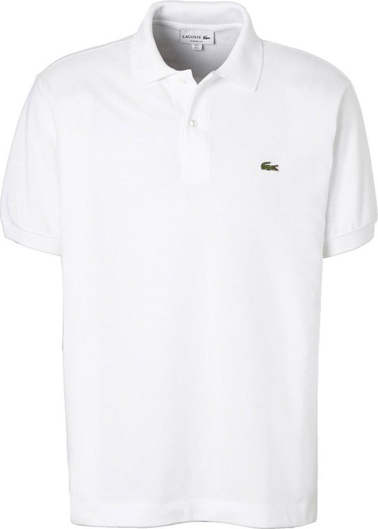 Lacoste Heren Poloshirt - White - Maat L