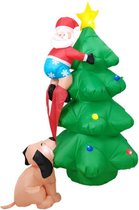 Dakta® Opblaasbare Kerstboom | 180 cm | Kerstversiering | Nep kerstboom | Groen | Herbruikbaar | Kunstboom | Kunststof