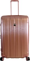 TAS FRANKRIJK Koffer 8 Wielen Uitschuifbaar hangslot TSA Polycarbonaat / ABS Oudroze