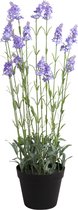 Passion for Deco Kunstplant Kunstplanten - Kunstplantjes - Lavendel Struik Paars - Nepplanten voor binnen - Alle seizoenen - 68 cm hoog