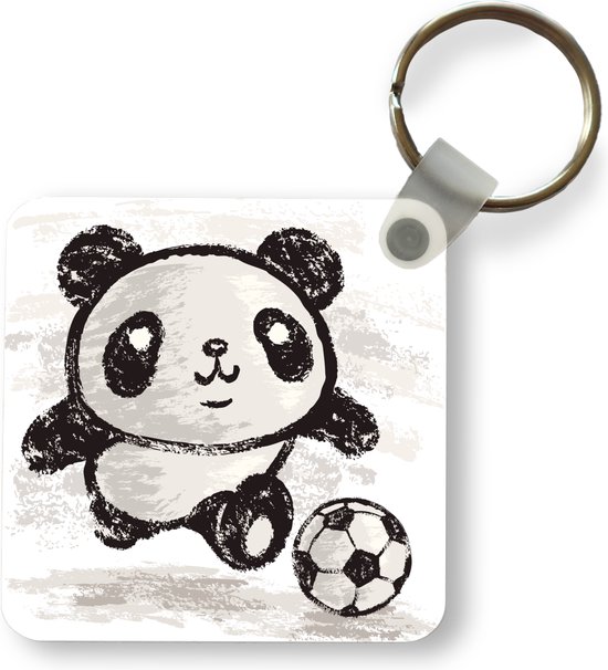 Depesche 13432 Snukis - knuffel Panda Piet, in zwart-wit, met