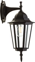Tuinlamp vintage stijl zwart E27 IP44