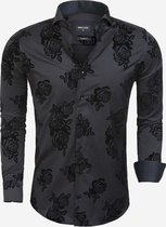 Overhemd Lange Mouw 75650 Fafe Black