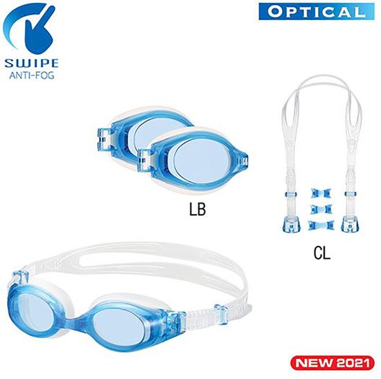 VIEW zwembril met SWIPE technologie V570ASA kleur blauw