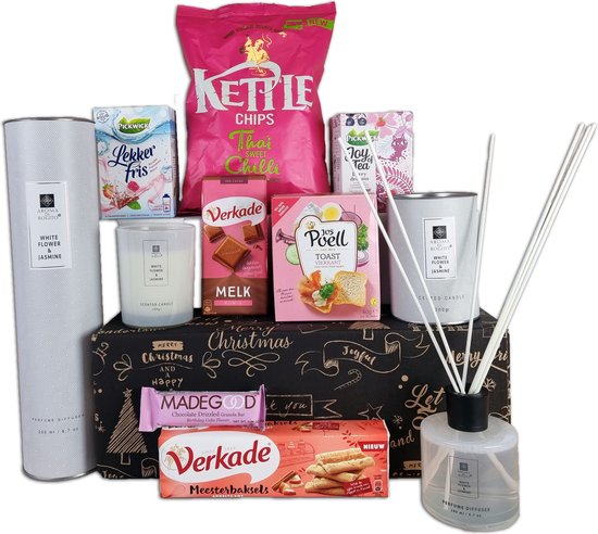 Cadeaupakket 39 - Ladies Box - Giftset voor vrouwen - Geurstokjes - Geurkaars - Geschenkpakket