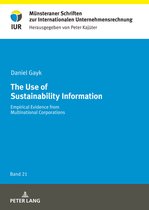 Muensteraner Schriften zur Internationalen Unternehmensrechnung 21 - The Use of Sustainability Information