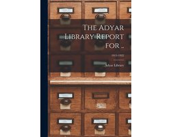 The Adyar Library Report for ..; 1913-1922