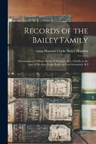 Records of the Bailey Family