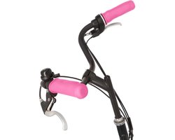 MyVeloGrips Ergonomische handvatovertrek voor fietsgrepen van silicone tegen slapende handen tijdens het fietsen, handvatovertrek voor alle fietsengrepen, handvathoes 2st. Roze 21x6,5x9cm
