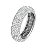 Di Lusso - Ring Nouméa - Zirkonia - Zilver 925 - Dames - 17.00 mm