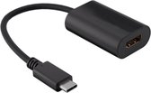 USB C naar HDMI adapter - 4K - 0.2 meter - Zwart - Allteq