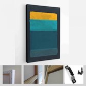 Set van abstracte handgeschilderde illustraties voor wanddecoratie, briefkaart, Social Media Banner, Brochure Cover Design achtergrond - moderne kunst Canvas - verticaal - 1862505652