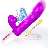 Foxshow - Op en neer - Heen en weer - verwarmend - zuigend - Meest komplete luchtdrukvibrator - 63-00054 - Airsucker & G Spot Vibrator - silicone - 7 Function - 23cm Length - 3 Thr