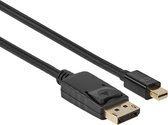Câble Mini DisplayPort | Plaqué or | 5 mètres | Allteq