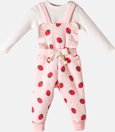 alisé Baby jumpsuit aardbei dessin 80 Roze