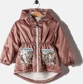 alisé Baby Winterjas met capuchon Bruin 92