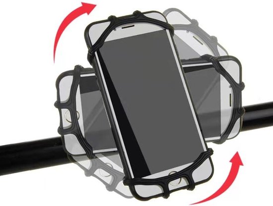 Fiets Telefoon Houder- Smartphone Houder- Scooter accessoire-Universeel- Draaibaar - Antislip van fiets — afbeelding 2