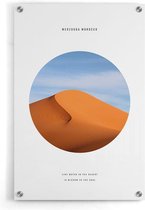 Walljar - Desert Erg Chebbi - Muurdecoratie - Plexiglas schilderij