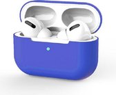 Jumada's hoesje geschikt voor Apple AirPods Pro - Soft Case - Cover - Onepiece - Siliconen - Blauw