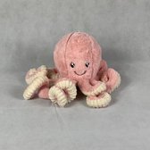 octopus pluche knuffel 40 cm roze