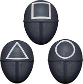 S&P Masks - 3 Maskers  - rond + vierkant + driehoek - hard plastic +